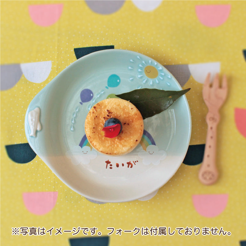 mannersひこうき 単品 ケーキプレート